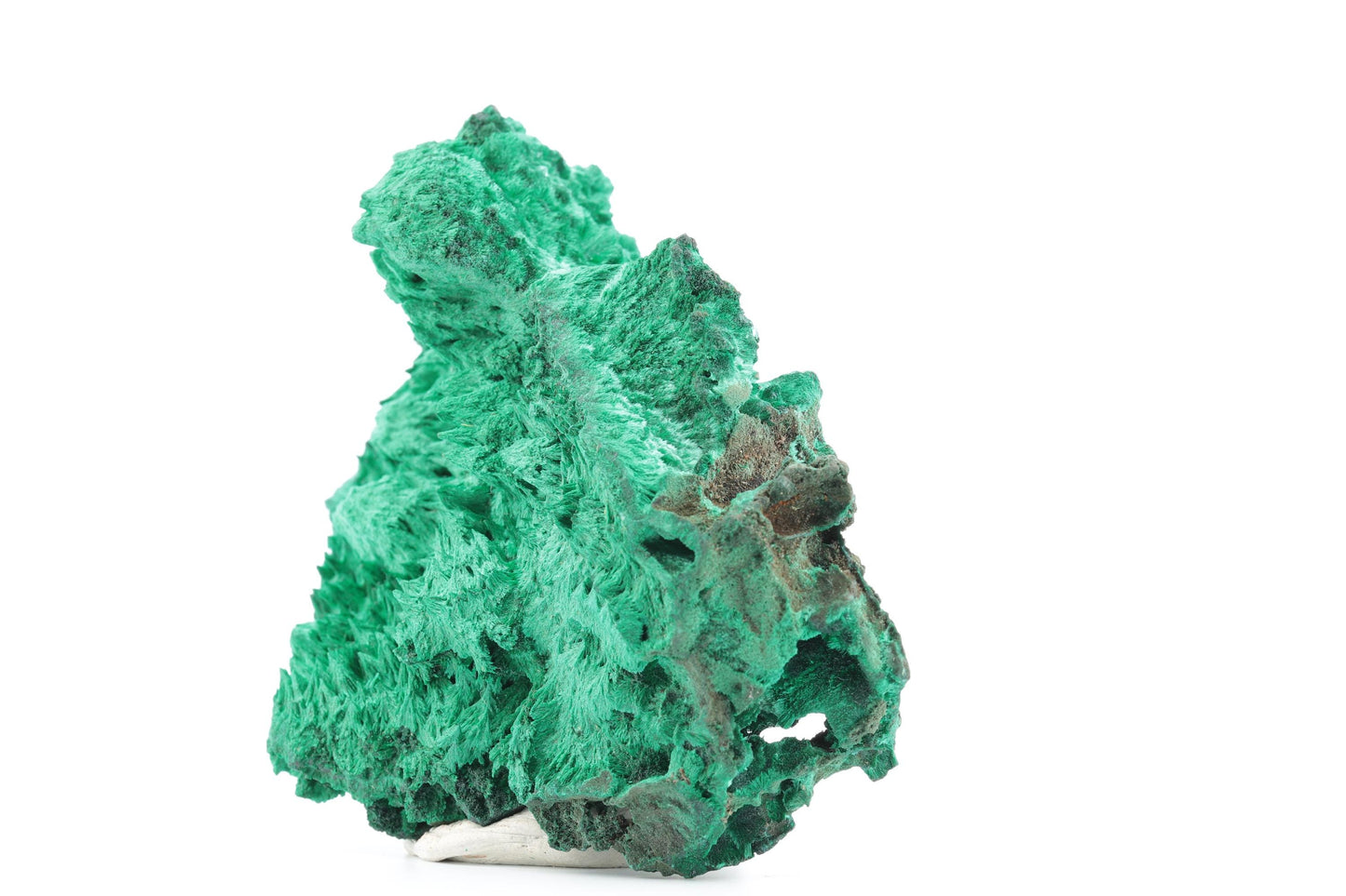 Malachite fibreuse naturelle - 202g - Congo - Spécimen unique de collection