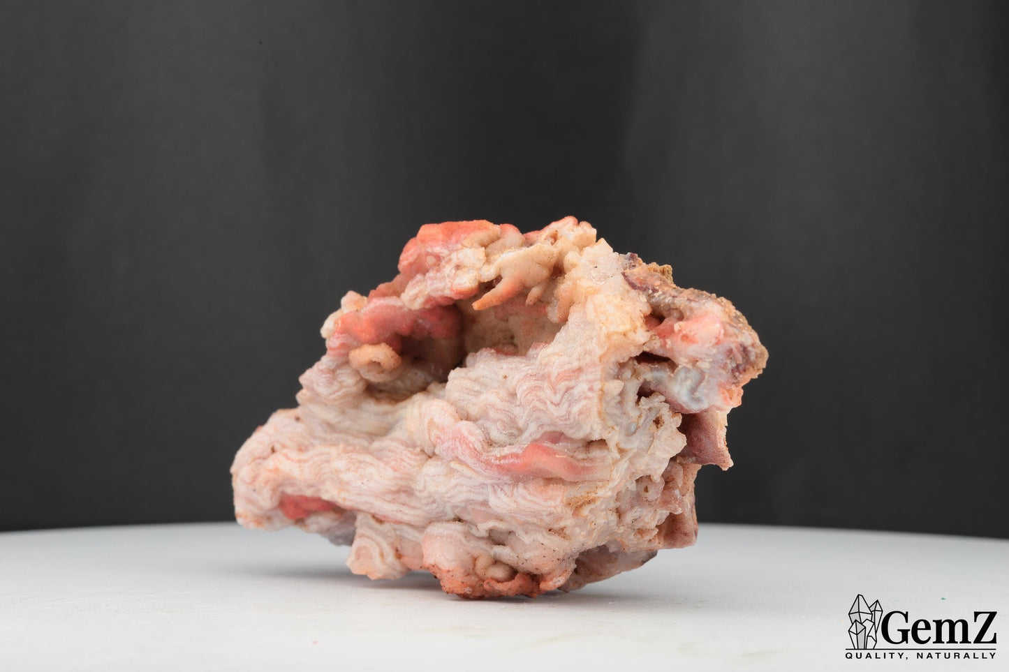 Superbe Agate Botswana aux bandes rosées – 104g de Beauté Naturelle