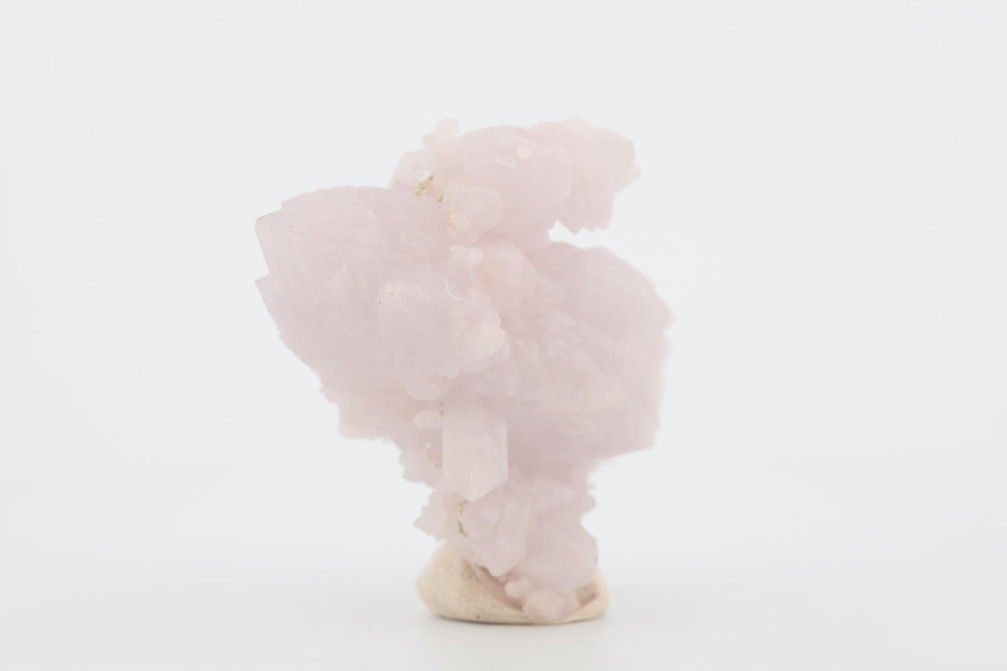 Quartz rose bi terminé rare du Maroc – Spécimen naturel de 53g