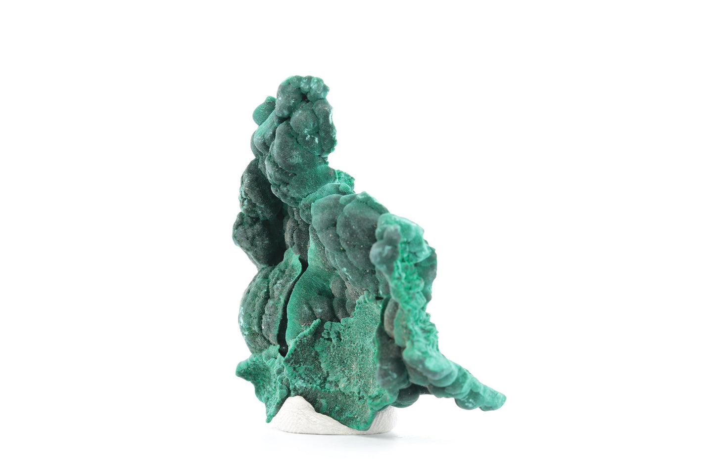 Malachite fibreuse botryoïdale - 53g - Congo - Spécimen unique de collection