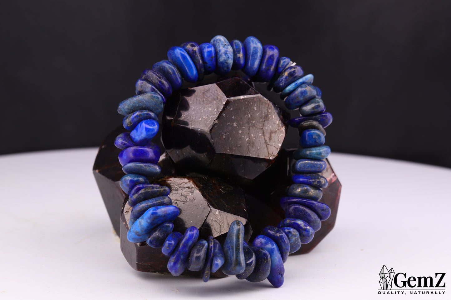Bracelet Chips Lapis Lazuli