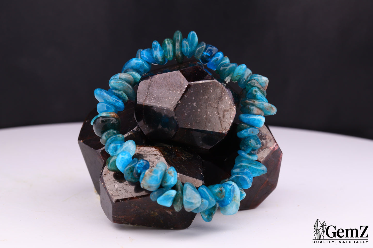 Bracelet Chips Apatite