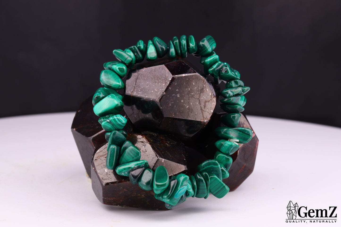 Bracelet Chips Malachite