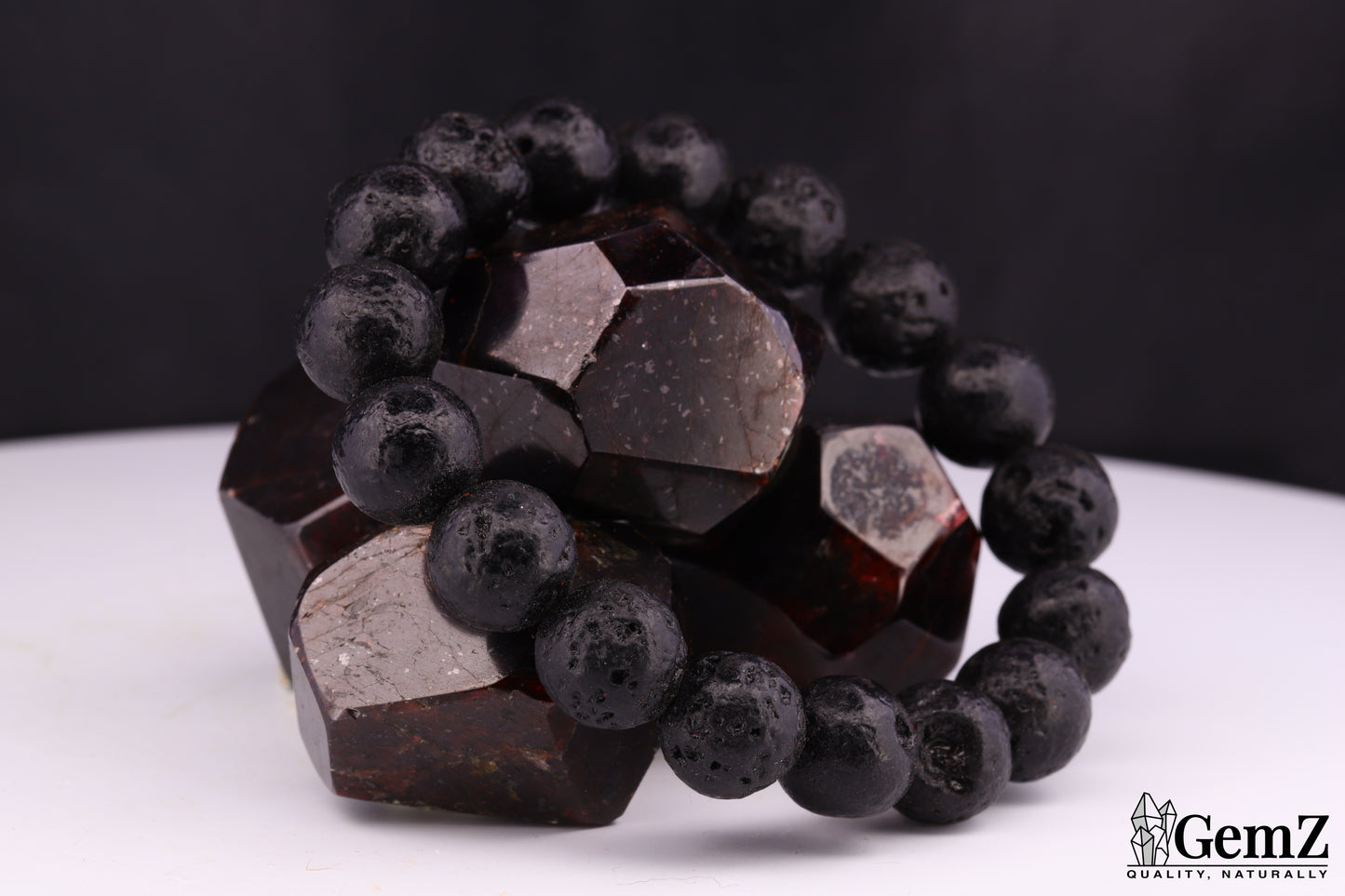 Bracelet Pierre de lave Ancrage