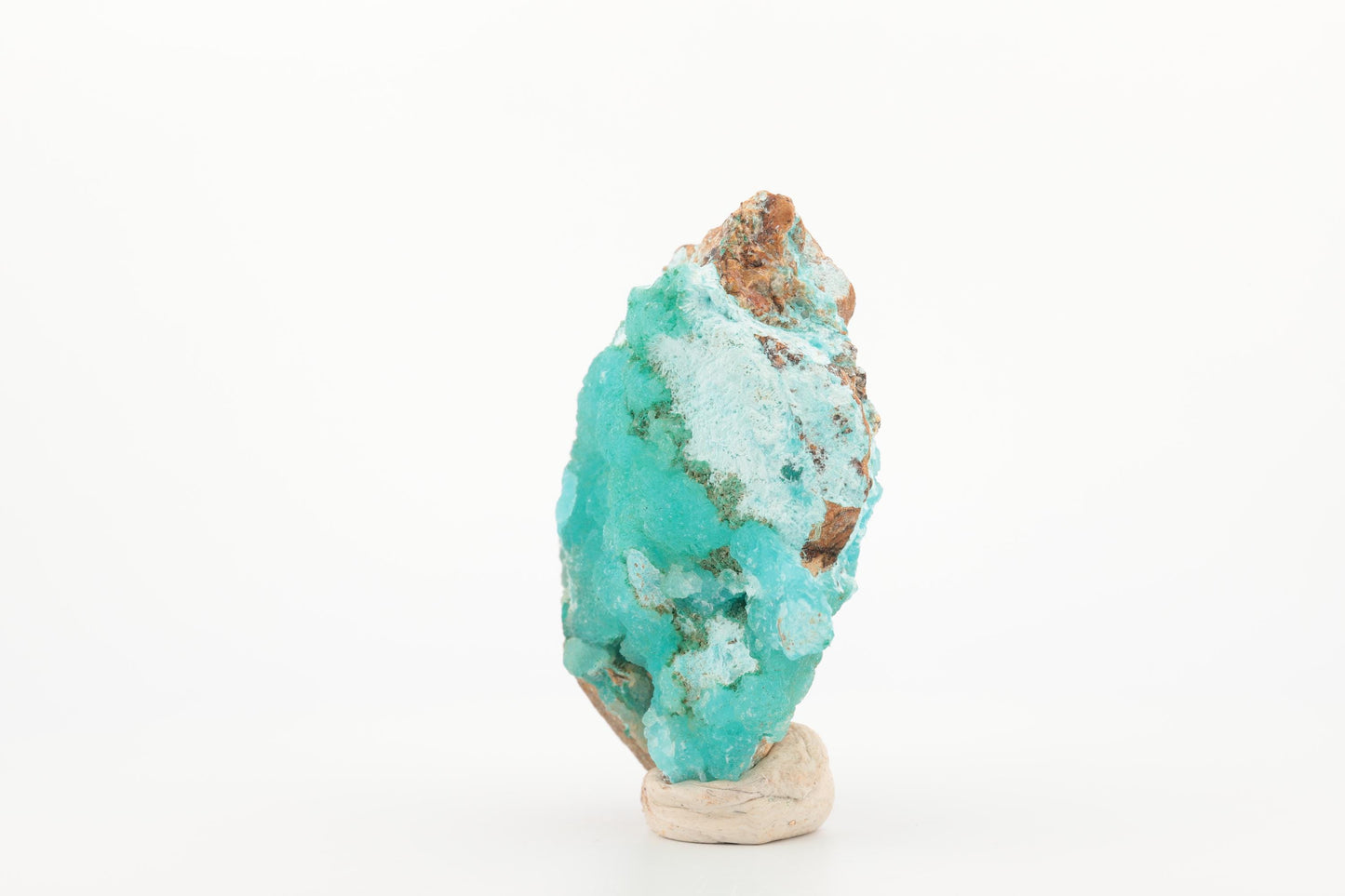Hémimorphite naturelle du Congo – Bleu profond, Cristaux en texture brute, 81,6 g