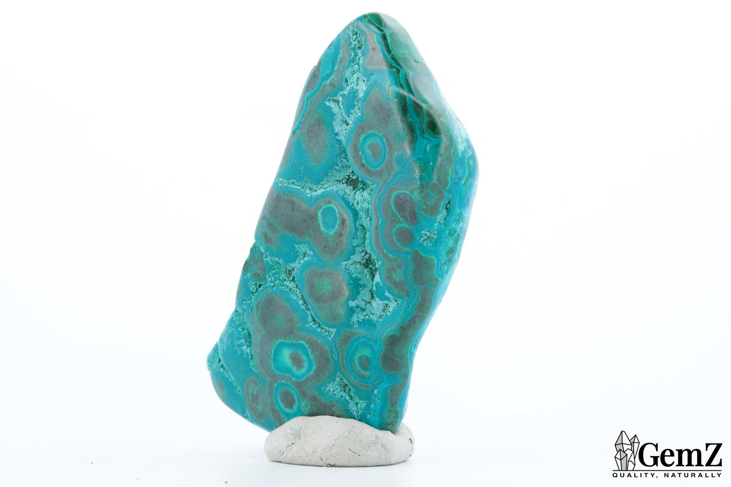 Chrysocolle-Malachite Compacte, 105g, Teintes Vives et Profondes