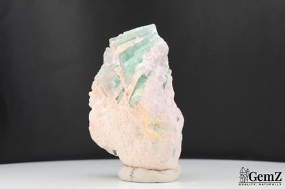 Élégante tourmaline bleue sur gangue – Skardu, Pakistan