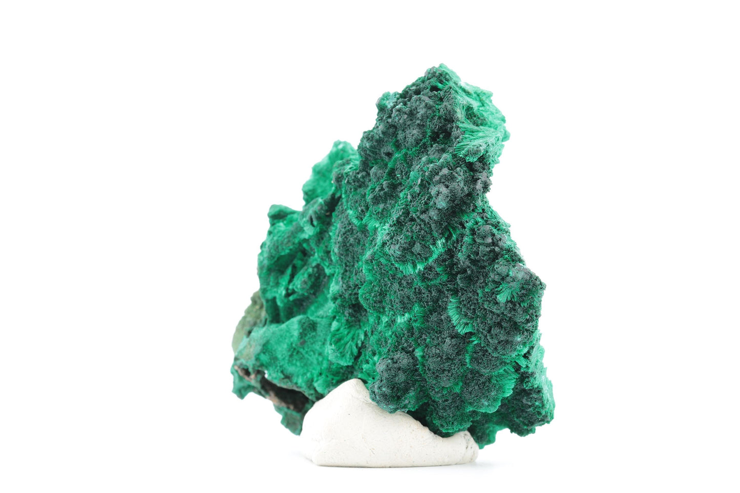 Malachite fibreuse naturelle - 202g - Congo - Spécimen unique de collection