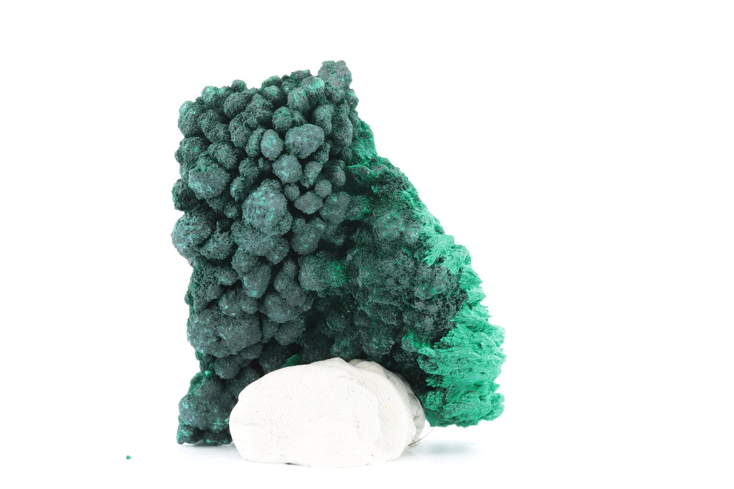 Malachite fibreuse naturelle - 84g - Congo - Spécimen unique de collection