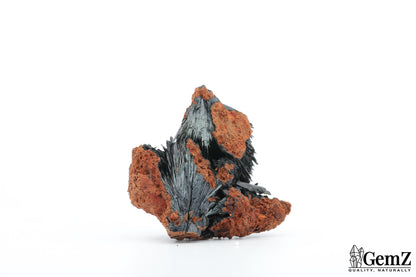 Cristaux de vivianite sur limonite – 32g