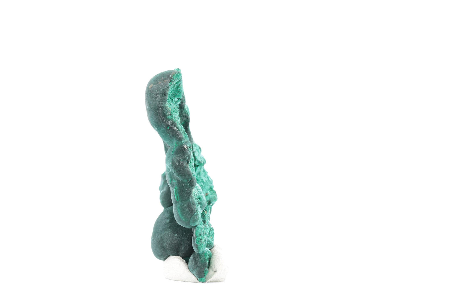 Malachite fibreuse botryoïdale - 27g - Congo - Spécimen unique de collection