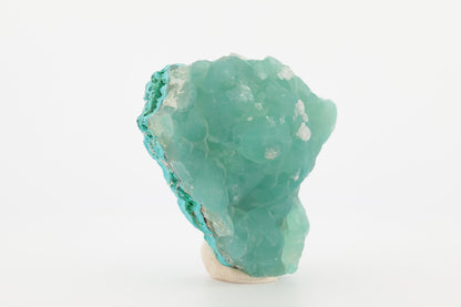 Superbe Smithsonite sur Chrysocolle et Malachite - Congo, 75g