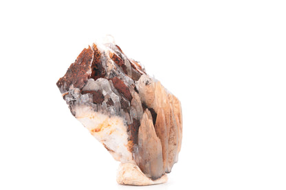 Baryte bleue sur Goéthite – Mine de Sidi Lhcen, Nador, Maroc, 91 g