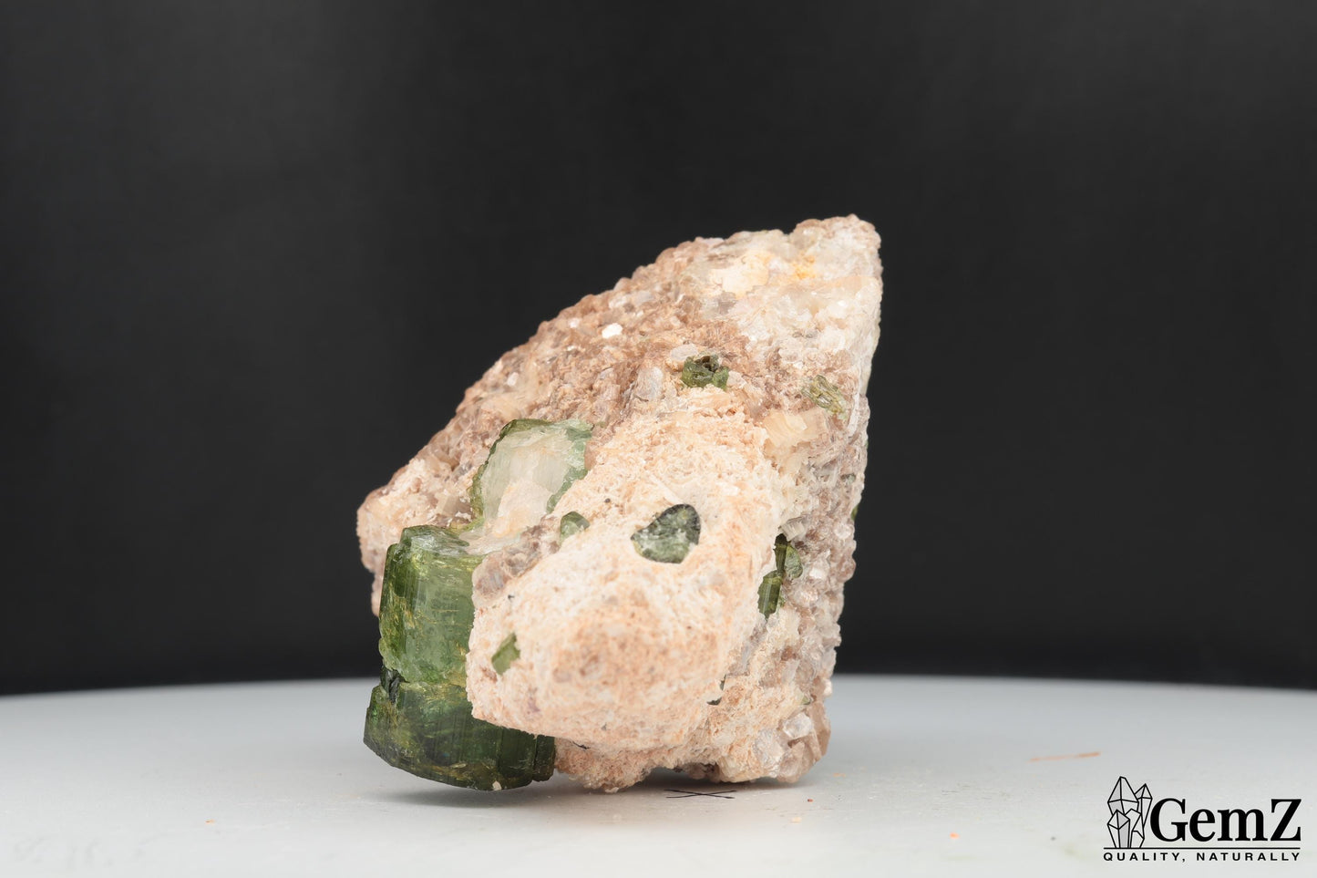 Imposants cristaux de tourmaline verte – Skardu, Pakistan