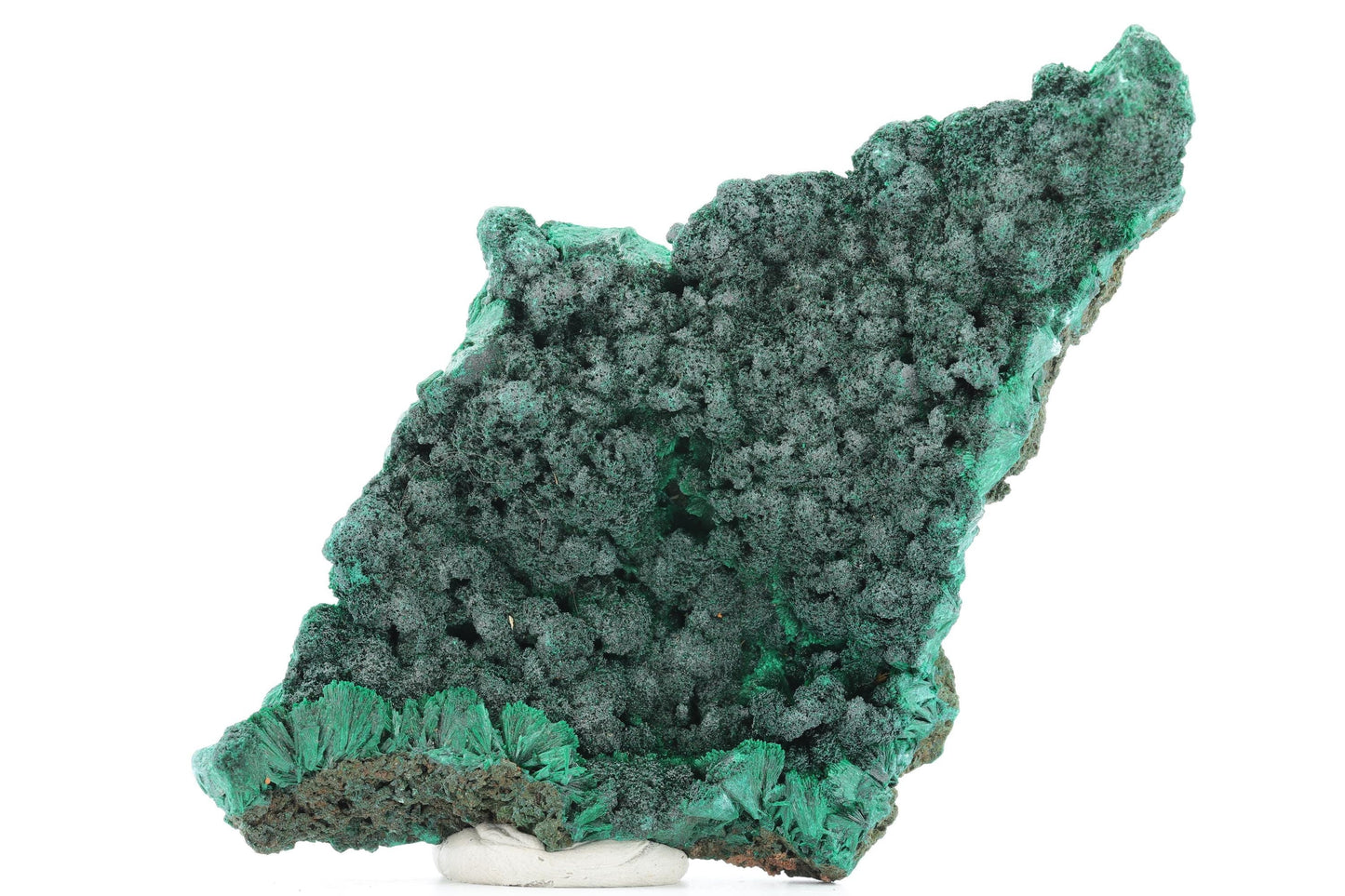 Malachite fibreuse naturelle - 158g - Congo - Spécimen unique de collection