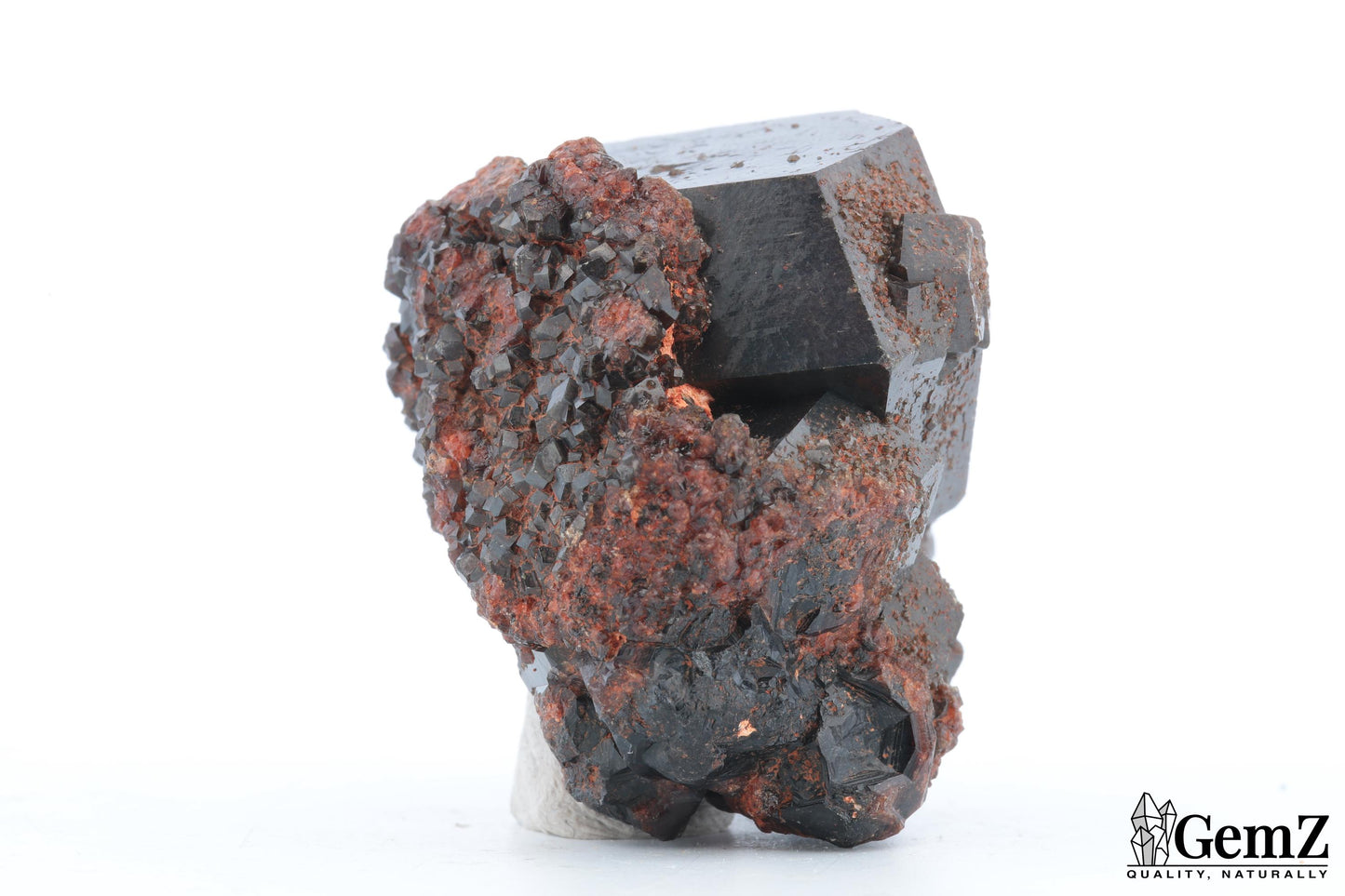 Grenat Mélanite Brut, 127g, Ojos Españoles, Mexique