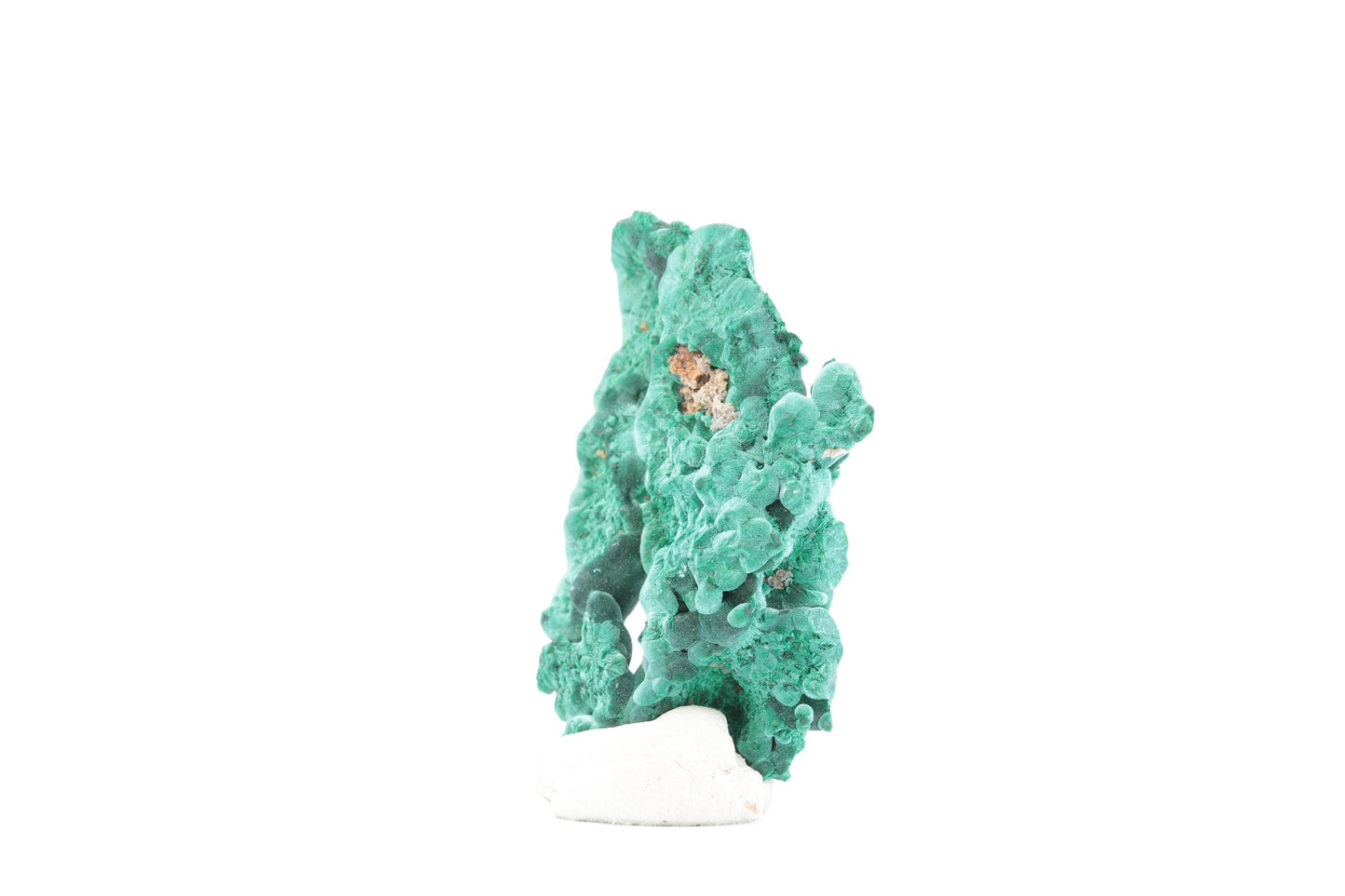 Malachite fibreuse botryoïdale - 27g - Congo - Spécimen unique de collection