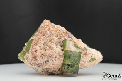 Imposants cristaux de tourmaline verte – Skardu, Pakistan