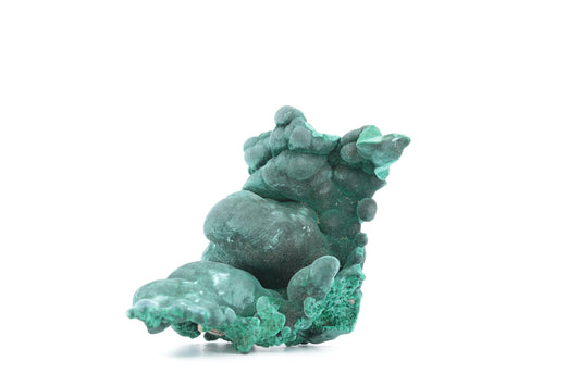 Malachite fibreuse botryoïdale - 47g - Congo - Spécimen unique pour collection