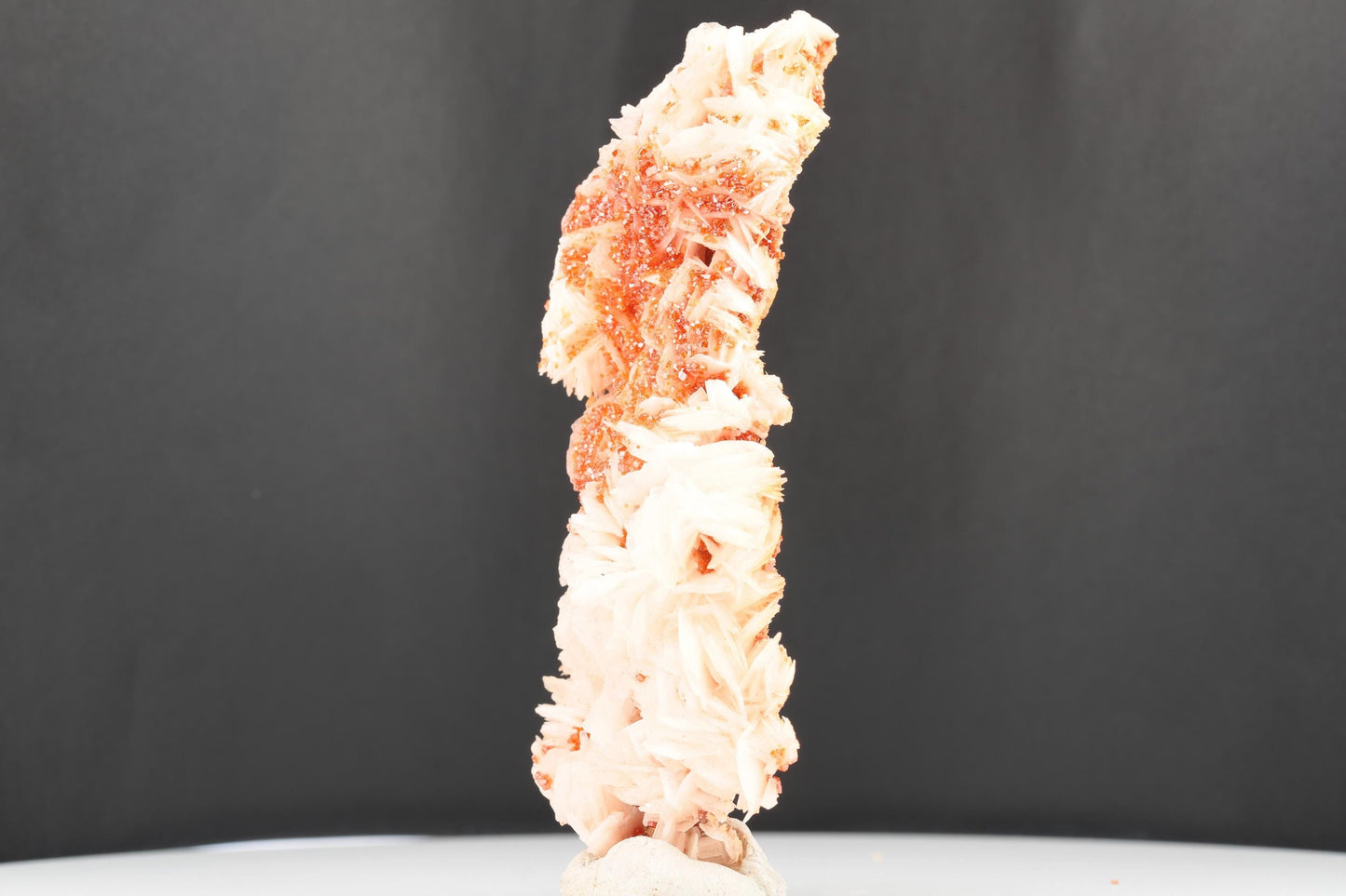 Vanadinite Sur Baryte – Mibladen, Maroc