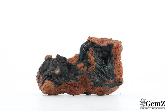 Vivianite éclatante sur limonite – 29g