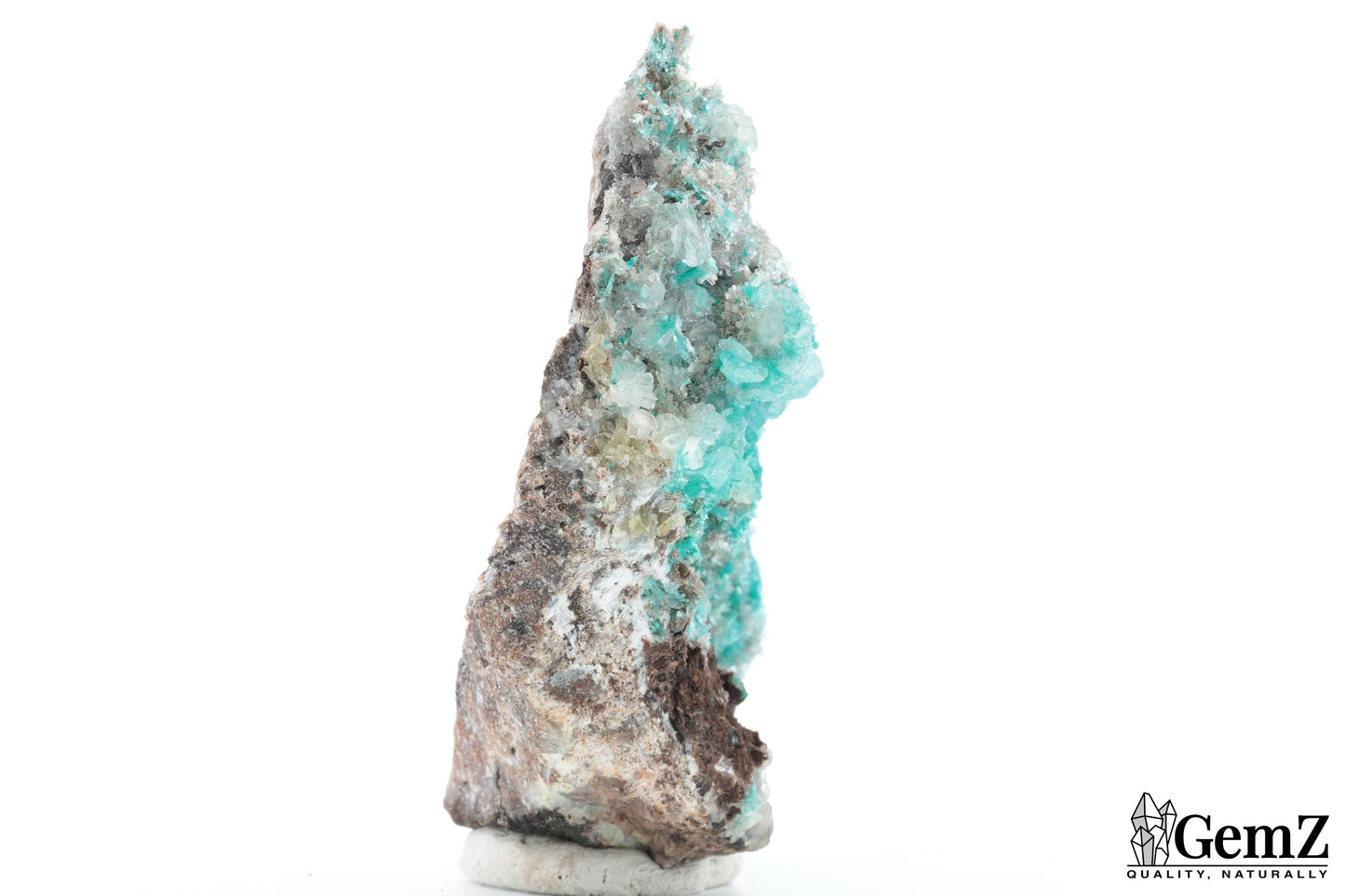 Aurichalcite et Rosasite scintillantes – Origine : Utah, USA