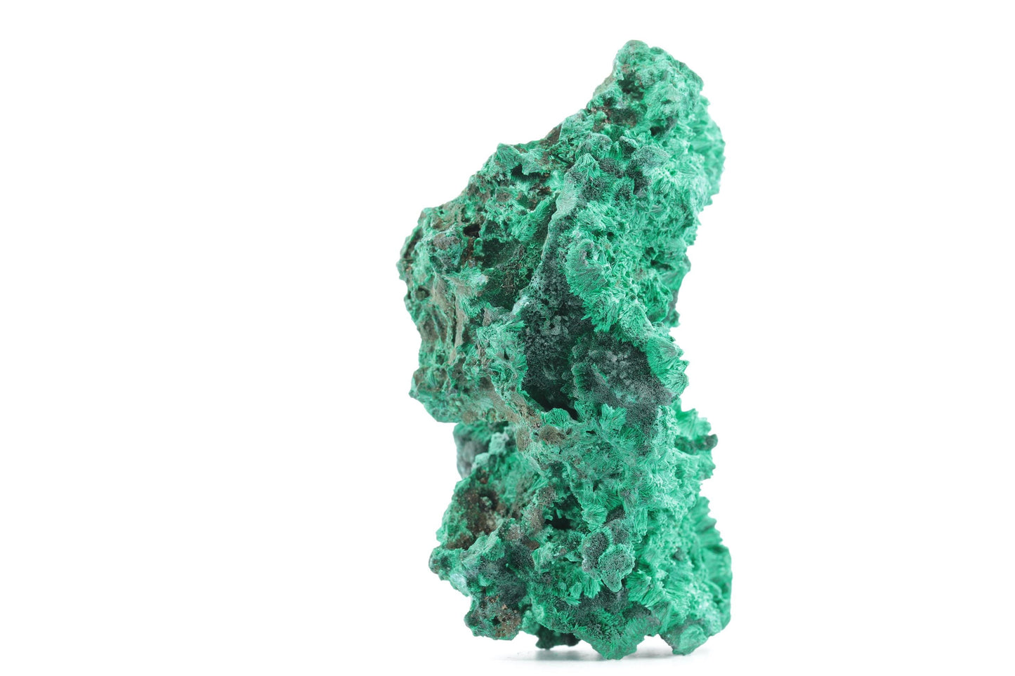 Malachite Fibreuse du Congo – Spécimen Naturel Brillant de 232g