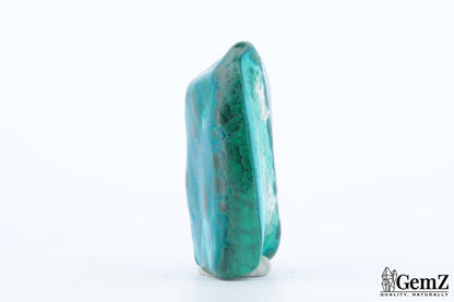 Chrysocolle-Malachite Compacte, 86g, Teintes Éclatantes et Motifs Naturels