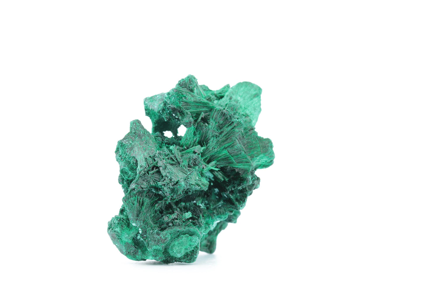 Malachite fibreuse naturelle - 72g - Congo - Pièce unique pour collectionneurs