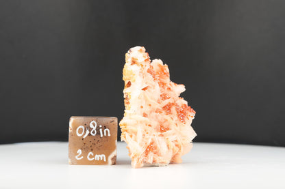 Vanadinite Sur Baryte – Mibladen, Maroc