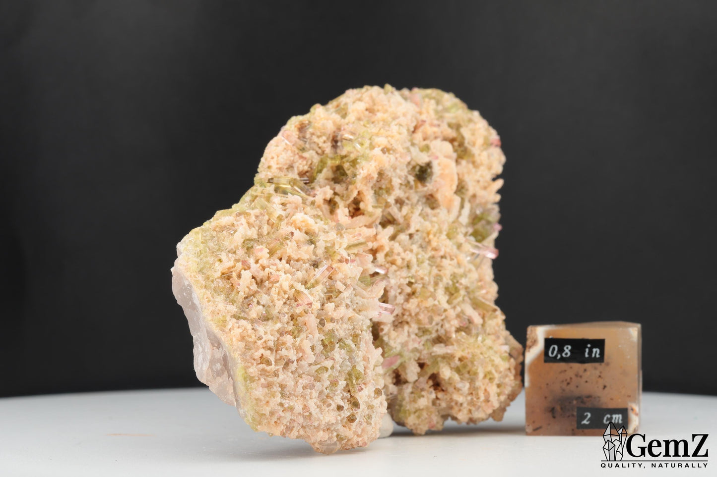 Cristaux de tourmaline multicolores – Skardu, Pakistan