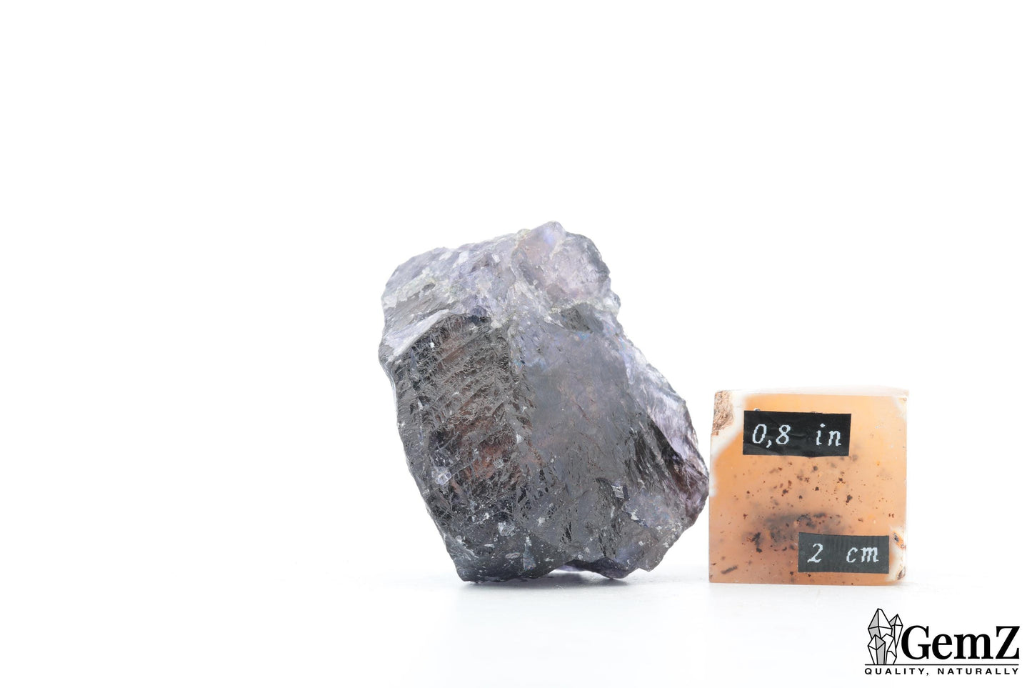 Iolite Brute de Tanzanie – 28,4g de Bleu Profond et Mystique