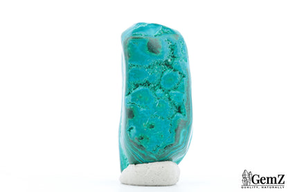Chrysocolle-Malachite Compacte, 105g, Teintes Vives et Profondes