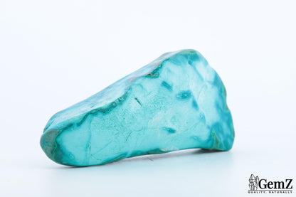 Chrysocolle-Malachite Polie, 109g, Motifs Hypnotiques et Teintes Vives