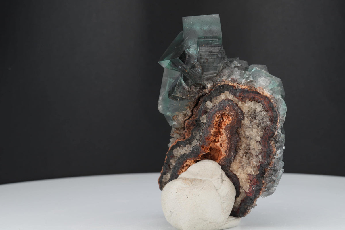 Fluorite verte, cristaux empilés – Mine Lady Annabella, Angleterre – 75 g