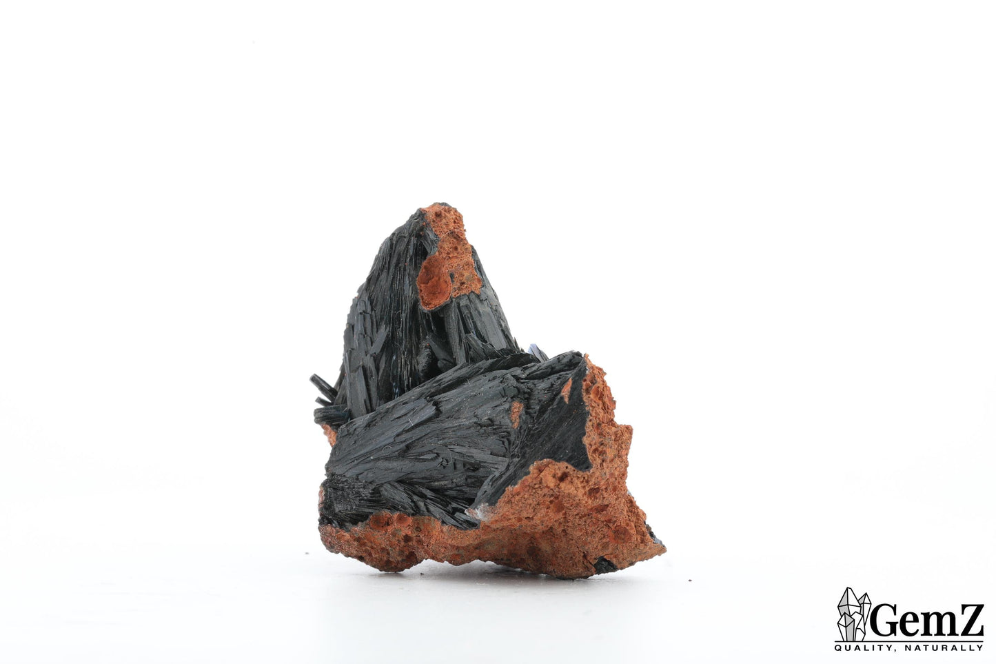 Cristaux de vivianite sur limonite – 32g