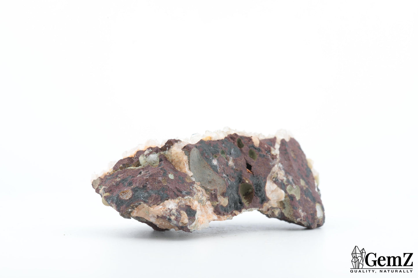 Cavansite bleue éclatante sur matrice cristalline – Origine : Inde