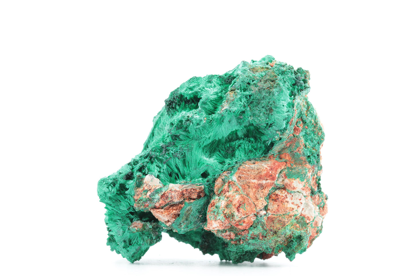 Malachite Fibreuse du Congo – Spécimen Naturel Unique de 122g