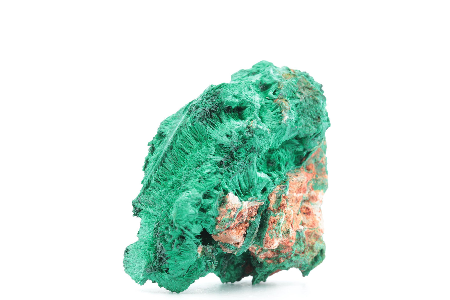 Malachite Fibreuse du Congo – Spécimen Naturel Unique de 122g