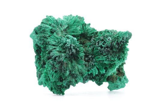 Malachite Fibreuse du Congo – Spécimen Naturel d'Exception de 140g