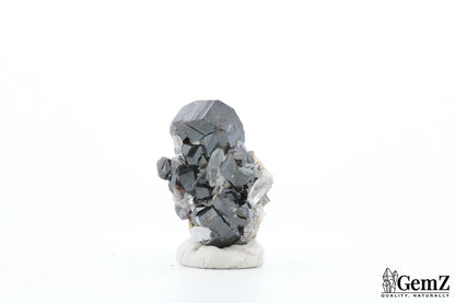 Rare Cassitérite cristallisée sur quartz – 30g