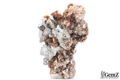 303g !  Arsénopyrite, Sidérite et Calcite, pièce de musée – Panasqueira, Portugal