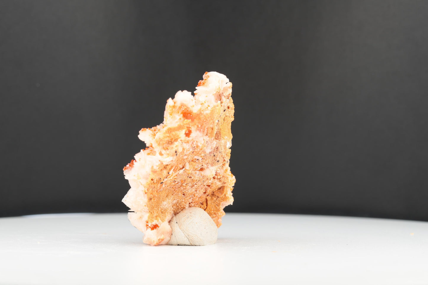 Vanadinite Sur Baryte – Mibladen, Maroc