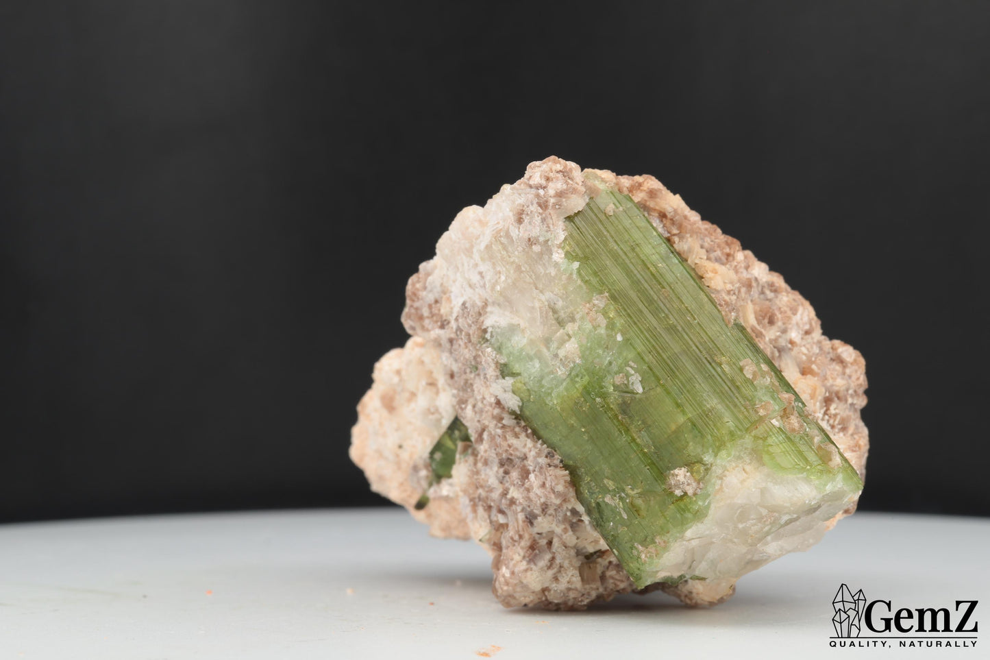 Imposants cristaux de tourmaline verte – Skardu, Pakistan