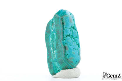 Chrysocolle-Malachite Compacte, 105g, Teintes Vives et Profondes