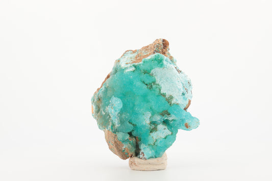 Hémimorphite naturelle du Congo – Bleu profond, Cristaux en texture brute, 81,6 g
