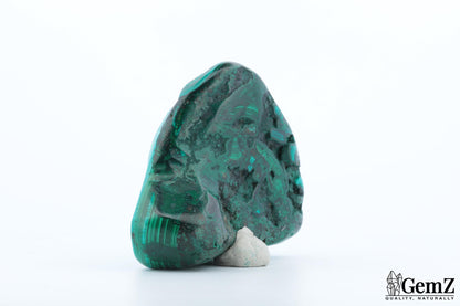 Chrysocolle-Malachite 152g, Éclat Intense et Motifs Hypnotiques
