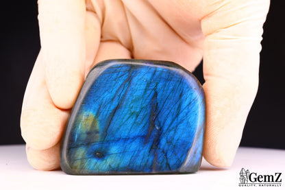 Labradorite 88g, Reflets Bleus Hypnotiques