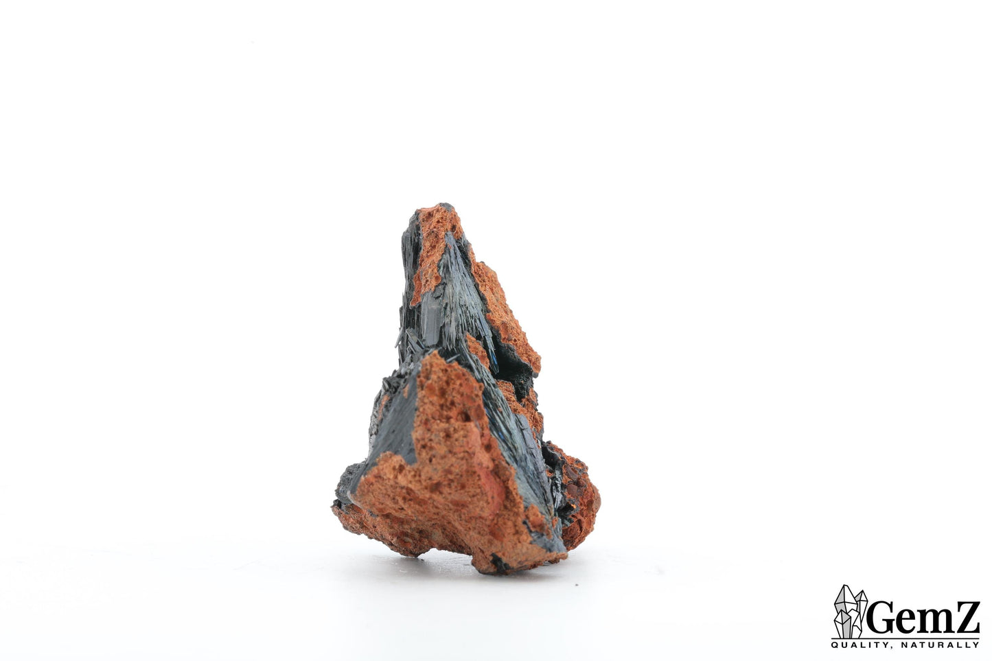 Cristaux de vivianite sur limonite – 32g