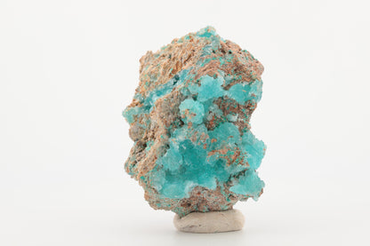 Hémimorphite naturelle du Congo – Bleu vibrante, Cristaux en formation, 71,8 g